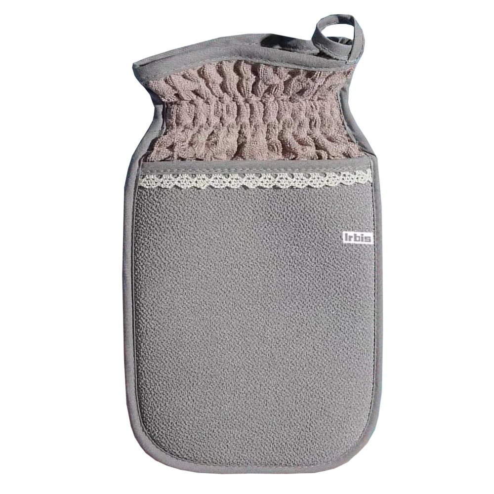 Irbis Deep Exfoliating Glove-Korean Body Scrub Mitt,Exfoliator Scrubber, Dead Skin Remover, Dual Texture Bath Sponge&Washcloth-Great for Shower, Bath, Spray Tan Removal or Home Spa-(Pink,Grey,Blue)