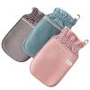 Irbis Deep Exfoliating Glove-Korean Body Scrub Mitt,Exfoliator Scrubber, Dead Skin Remover, Dual Texture Bath Sponge&Washcloth-Great for Shower, Bath, Spray Tan Removal or Home Spa-(Pink,Grey,Blue) view 2