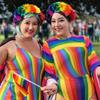ZLIXING Rainbow Headband Pride Outfits Accessories Women Men Hat Bandana Gay Pride Merch Decorations Accessories Shirt Stuff for LGBTQ view 2