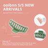 6 PCS Hair Claw Clips for Women Thick Hair, Matte Non-SlipHair Clips Fishtail/Twist Cute Big Middle Hair Clips Strong Hold Thin Hair Accessories (6 PCS (Save25%)) view 2