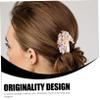 LALAFINA Women's Pearl Hair Comb for Wedding Bridal Headpiece Rhinestone Hair Clip Floral Headdress view 2