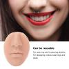 3pcs Piercing Practice Model, Reusable Elastic 3D Nose and Mouth Model Soft Silicone Nose Model with Mouth, Silicone Flexible Model for Nose Ring And Nose Nail Piercing Practice view 3