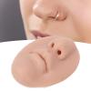 3pcs Piercing Practice Model, Reusable Elastic 3D Nose and Mouth Model Soft Silicone Nose Model with Mouth, Silicone Flexible Model for Nose Ring And Nose Nail Piercing Practice view 4