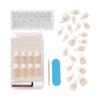 KISS Salon Acrylic French Manicure Kit & PowerFlex Maximum Speed Nail Glue Combination Pack, 28 Square Shaped, Medium Length Fake Nails & Ultra-Hold Super Strength Nail Glue 3g (0.10 oz.) view 3