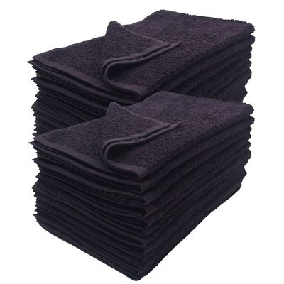 Supercenter 16X26 Bleach Proof 100% Cotton Hair & Nail Salon Towels (Black, 60)