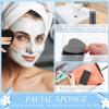 Sieral 120 Pcs Compressed Facial Sponges with Container Disposable Face Sponge Pads for Washing Face Cleansing Exfoliating Esthetician Makeup Removal(Heart,Black) view 3