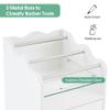 BarberPub Salon Cart with Storage Drawer Cabinet Rolling Salon Cart for Hair Stylist Barber Trolley with Wheels Beauty Organizer 2013 (White) view 4
