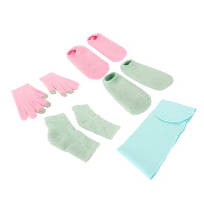 Moisturizing Gloves Socks Moisturizing Repair Gloves Gel Moisturizing Gloves Set Skin Repair Gloves Hydrating Covers Neck Elbow Hand Foot