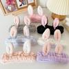 12PCS Spa Headband and Wrist Towels for Face Washing Set Hair Band Soft Microfiber Makeup Headband for Women Girls Elastic Rabbit Ears Headbands with Highly Absorbent Wristbands for Washing Face view 3