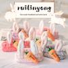 12PCS Spa Headband and Wrist Towels for Face Washing Set Rabbit Hair Band Soft Microfiber Makeup Headband for Women Girls Elastic Rabbit Ears Headbands with Highly Absorbent Wristband for Washing Face view 3