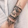 Large Temporary Tattoos Women Temporary Neck Tattoos Temporary Realistic Flower Chest Tattoo for Adults (Temporary Tattoos Sticker 16) view 1