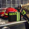Custom Name Firefighter Toiletry Bag for Men Water Resistant Travel Toiletry Bag Shaving Bag for Toiletries Accessories Toiletry Organizer Personalized Father's Day Birthday Gift for Dad Boyfriend view 2