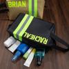 Custom Name Firefighter Toiletry Bag for Men Water Resistant Travel Toiletry Bag Shaving Bag for Toiletries Accessories Toiletry Organizer Personalized Father's Day Birthday Gift for Dad Boyfriend view 4