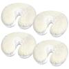 Mixweer 4 Pcs Massage Face Cradle Cover Fleece Massage Table Face Cover Facial Bed Pillow Cover Warm faceTable Headrest Covers 14.6'' x 13'', Exclude Pillow Insert view 1