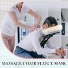 Mixweer 4 Pcs Massage Face Cradle Cover Fleece Massage Table Face Cover Facial Bed Pillow Cover Warm faceTable Headrest Covers 14.6'' x 13'', Exclude Pillow Insert view 3