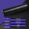 Ambition Paco Wireless Tattoo Machine Pen with Adjustable Stroke- Rotary Cartridge Tattoo Gun with 2000mAh Power Coreless Motor Digital LED Display for Professional Tattoo Artist view 2