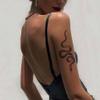 Large Temporary Tattoos Women Temporary Neck Tattoos Temporary Realistic Flower Chest Tattoo for Adults (Temporary Tattoos Sticker 15) view 1