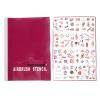 100pcs Skin Friendly Temporary Tattoos Stencils, Professional Reusable Tattoo Template with Rich Patterns, Multipurpose Body Painting Templates for Arms Ankles Belly Chest Neck Back Face(Book 10) view 1