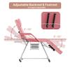 LOUVIXA Tattoo Chair, Adjustable Facial Chair 73 Inch Salon Bed with Hydraulic Stool for Professional Massage Beauty Spa (Pink) view 4