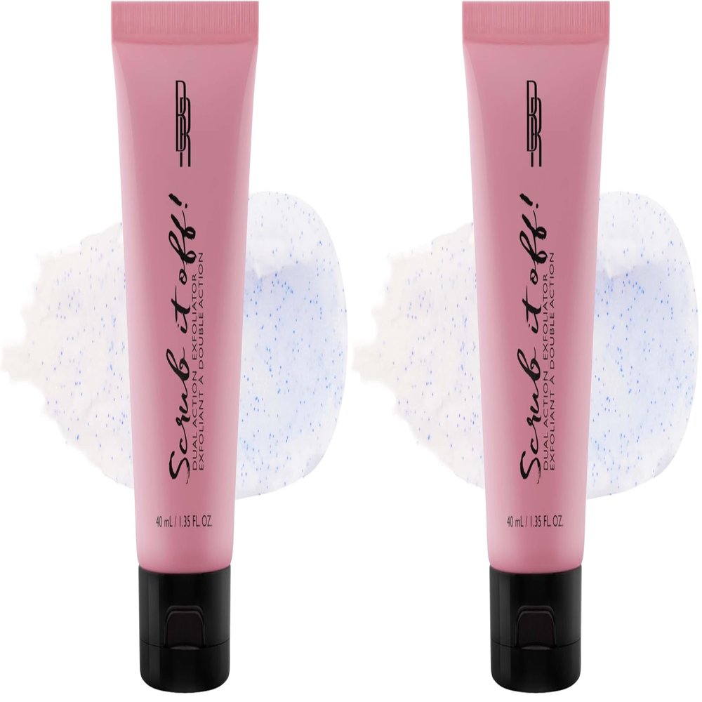 Black Radiance Scrub It off! Dual Action Exfoliator, 1.41 Ounces (Pack of 2)