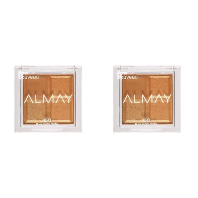Almay Shadow Squad, Pure Gold, 1 count, eyeshadow palette (Pack of 2)