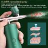 AAGAZA Moisturizing Spray Oxygen Sprayer, Moisturizing Sprayer Machine with Water and Oxygen Airbrush and Kettle, USB Rechargeable, Green view 4