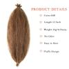 12 Inch Pre-Separated Springy Afro Twist Hair 8 Packs Black Pre-Fluffy Natural Curls are Perfect for Marley Crochet Hair Suitable for Black Women (30#, 12 Inch (Pack of 8)) view 2