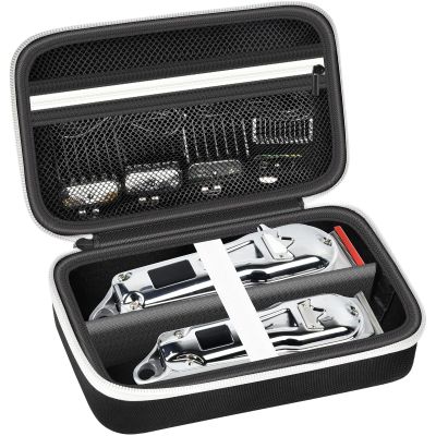 Grapsa Case Compatible with Novah for Ufree for KIKIDO for GLAKER for FADEKING for GSKY for Romanda Professional Hair Clippers, Beard Trimmer Grooming Storage Holder for Hair Trimmers Set (Box Only)