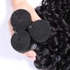16 18 20 22 Inch Water Wave Hair Bundles Unprocessed Brazilian Virgin Hair 4 Bundles Wet and Wavy Ocean Wave Human Hair Bundles 1B Color view 4