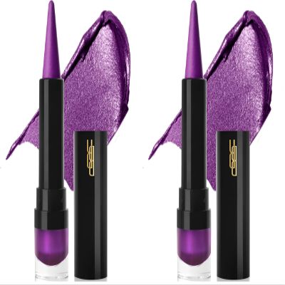 Black Radiance Metalicious Metallic Lipstick Lip Sculptor Amethyst Gemstone (Light Purple) (Pack of 2)