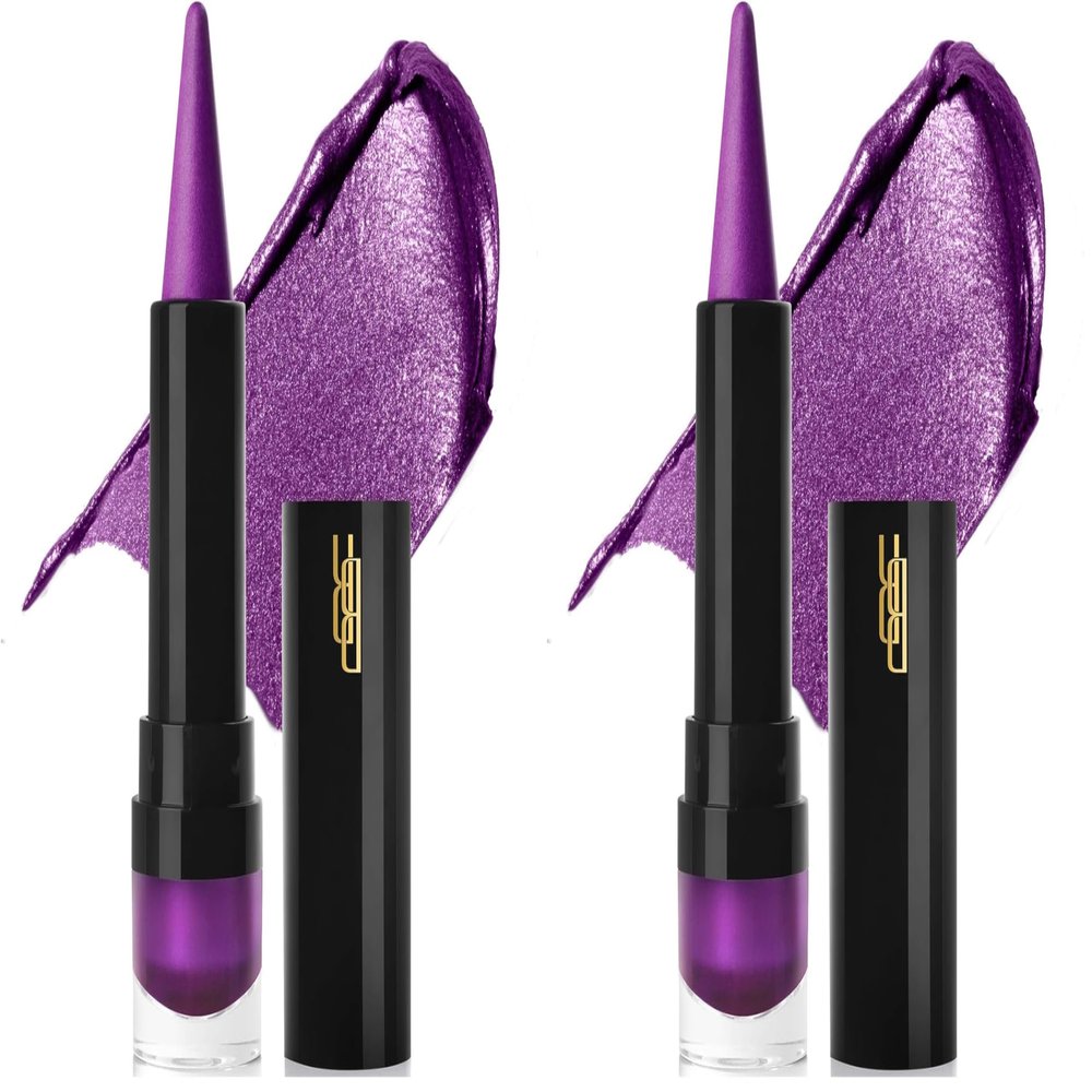 Black Radiance Metalicious Metallic Lipstick Lip Sculptor Amethyst Gemstone (Light Purple) (Pack of 2)