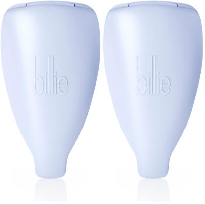 Billie 5-Blade Womens Razor Travel Case - Cool Blue (Pack of 2)
