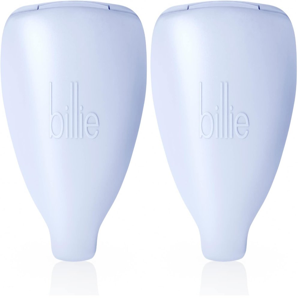 Billie 5-Blade Womens Razor Travel Case - Cool Blue (Pack of 2)