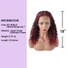 Box Braided wigs Swiss Lace Front Wigs for Black Women Quality Synthetic Fiber Hand-Braided with Baby Hair Natural Hairline Micro Twist Cornrow Wigs (#T1B/BUG Black Mix Red) view 3