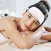 20PCS Disposable Spa Wrap With Facial Headbands - 10 Non-Woven Bathrobe and 10 Elastic Head Wraps - Skin Care Hair Band With Convenient Closure for Women Girls Salons (White) view 3
