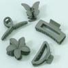 Ahoney 5 Pack Large Claw Hair Clips: Thick Hair Butterfly Flower Banana Clamps, Strong Hold Non-Slip Hair Accessories for Women (Green) view 1