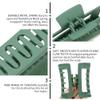Ahoney 5 Pack Large Claw Hair Clips: Thick Hair Butterfly Flower Banana Clamps, Strong Hold Non-Slip Hair Accessories for Women (Green) view 4