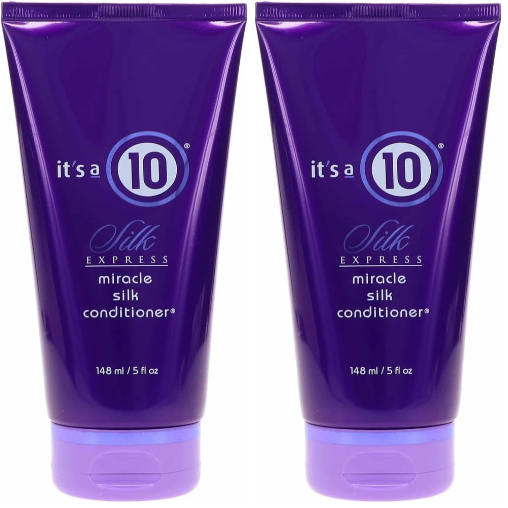 It's A 10 Silk Express Miracle Silk Conditioner for Unisex, 5 Ounce (Pack of 2)