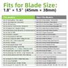10pcs Professional Hair Clipper Guards Cutting Guides, Assorted Random Colors Hair Clipper Combs Cutting Guides, Fits for Most Wahl Professional Clipper Combs Replacement, 1/16" to 1" view 2