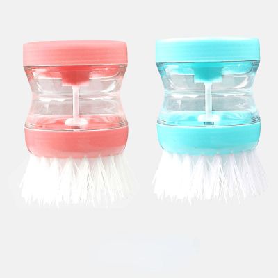BENGUD Liquid Cleaning Pot Brush Type Automatic Liquid Cleaning Brush Non-Stick Oil, Does not Damage The Pot, Multi-Function decontamination Cleaning Brush Thecolorisrandom