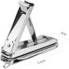 5in1 Multi Nail Clippers, Mini Foldable Portable Nail Cutter with Key Chain, Nose Hair Scissors, Nail Files, Purpose Pocket Knife, Screwdriver Suitable for Travel, Fishing, Hiking, Camping view 3