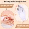 2 Pairs Touch Screen Thin Moisturizing Gloves, White Cotton Moisturizing Gloves for Dry Hands Skin Spa Gloves Rough-Cracked Chapped Eczema view 4