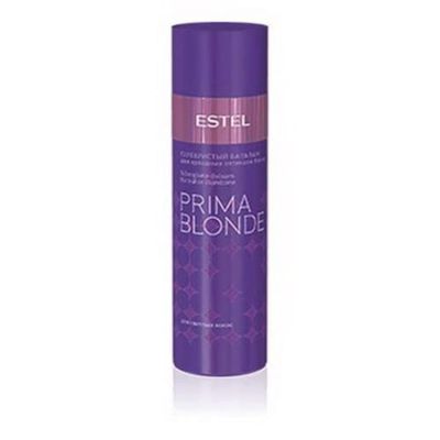 Estel Prima Blonde Silver Balm for Cool Blonde Tones 200 ml Silver Balm that gently nourishes the hair, gives it the desired cold shade