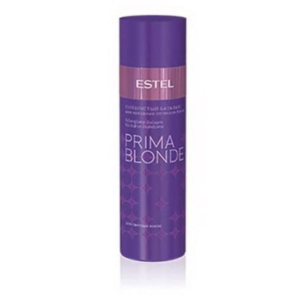 Estel Prima Blonde Silver Balm for Cool Blonde Tones 200 ml Silver Balm that gently nourishes the hair, gives it the desired cold shade