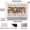 BWWKTOP Country Singer Makeup bag Singer Lyrics Gift Here's Your One Chance Fancy Don't Let Me Down Musical Makeup Zipper Pouch Bag Country Music Merchandise (Let Me Down) view 2