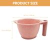 minkissy Hair Dye Mixing Bowl 2 pack Portable Tint Bowl with Ergonomic Handle for Salon Home Coloring Highlights Reusable Color 6.69 X 3.54 X 3.14 in view 2
