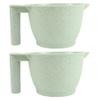 minkissy Hair Dye Bowls Set of 2 Green 6.69 X 3.54 X 3.14 in view 1