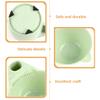 minkissy Hair Dye Bowls Set of 2 Green 6.69 X 3.54 X 3.14 in view 3