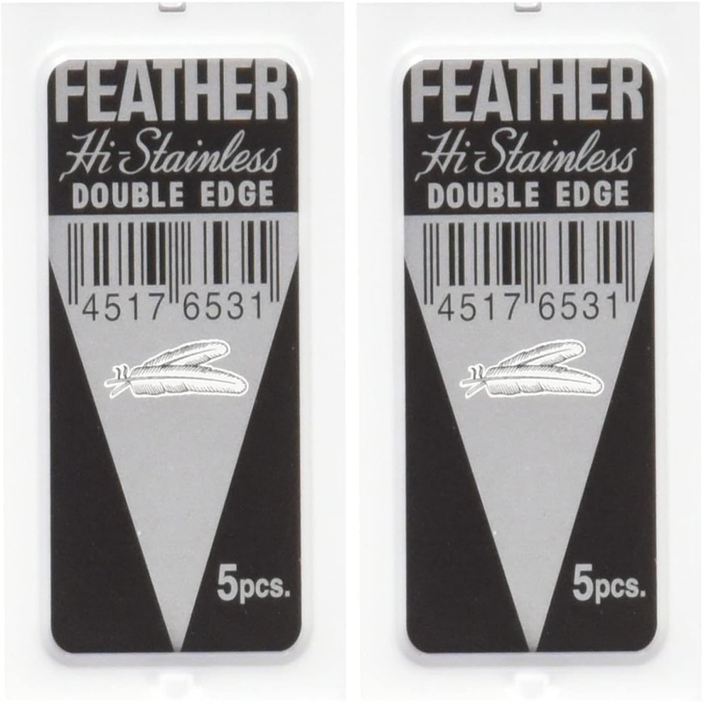 Jatai Feather Stainless Steel Double-Edge Blades - 5 ct (Pack of 2)