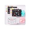 KISS Broadway Little Diva Nail Art Kit, Safe On Natural Nails, Mom Approved, Over 250 Nail Stickers, 48 Ready-To-Wear Petite Fake Nails & 48 Press-On Adhesive Tabs (Pack of 2) view 3